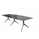 Nero Boardroom Bundle with 8 x Cante Chairs 